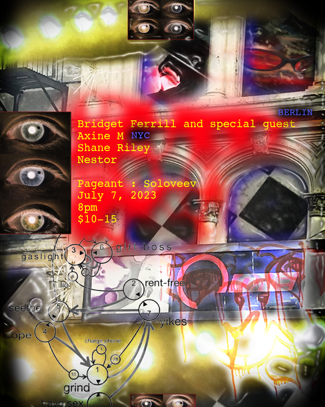 flyers terrible illegible advertisements for nightlife